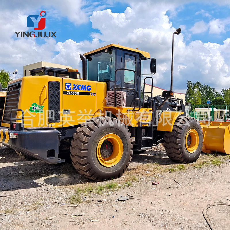 Cargadora de comercio exterior ZL50GN XCMG Liugong cargadora grande noventa por ciento nueva cargadora de 5 toneladas 50 ingeniería de carretillas elevadoras