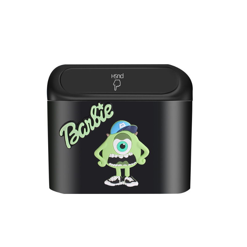 Seil de automóvil con ojos grandes espaldas de dibujos animados multifuncionales detrás de la fila creativa de tazas de agua caja de almacenamiento artículos de decoración interior