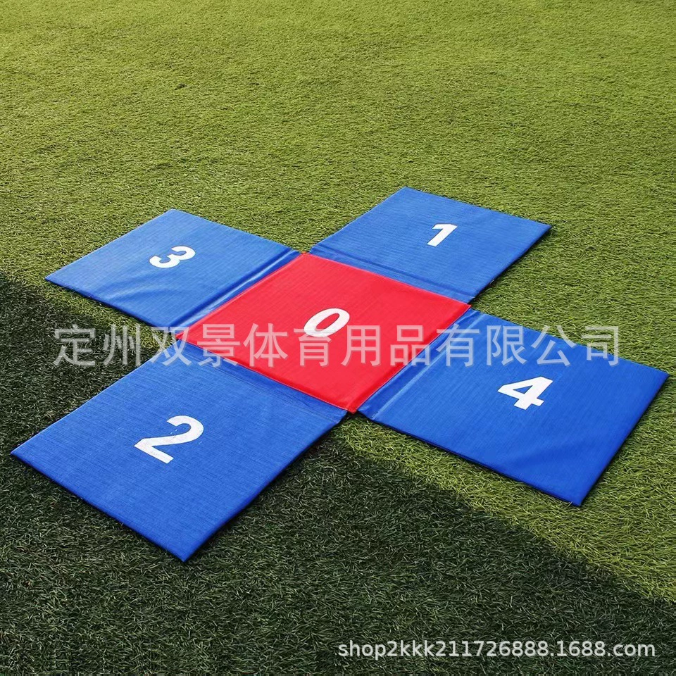 Children's soft gymnastics mat, foldable foam mat for sensory integration training, number stepping mat