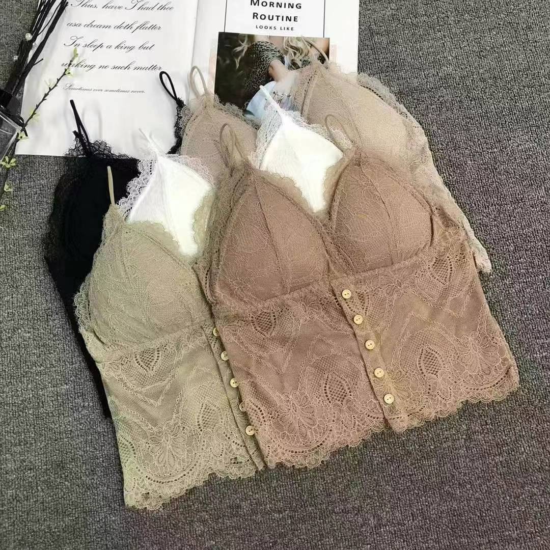 Nueva moda de encaje de alta calidad, chaleco de dama sin anillo de acero, bra de yoga, ropa interior deportiva, mujer al por mayor