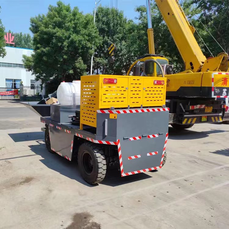 路沿石现场浇筑成型机 路肩马路牙子成型机水沟水渠滑模机