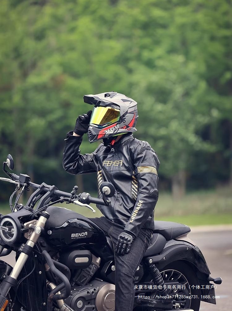 3C Certified VGV Carbon Fiber Motorcycle Helmet Off-Road Rally Full Helmet