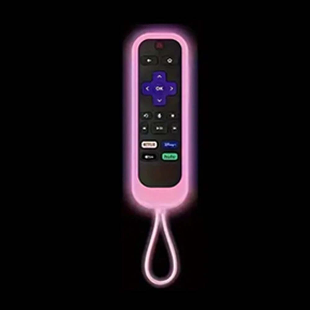 2pcs \ 3pcs para TCL Roku TV luminoso de silicona a prueba de suciedad control remoto cubierta protectora