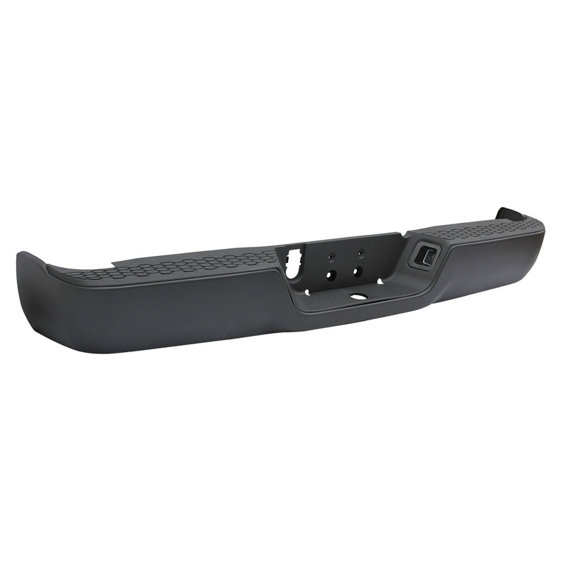 Adecuado para el parachoques trasero de Dodge Ram1500 2009-2018, modelo de ensamblaje original negro sin perforaciones de Ram.