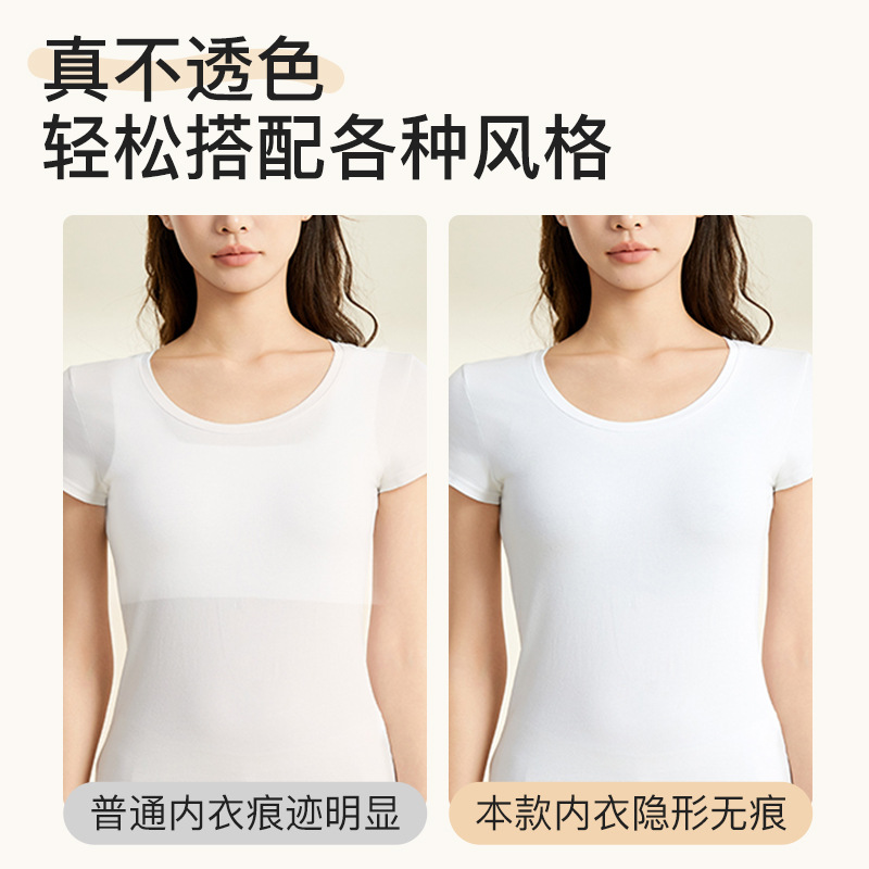 Use blanco T opaco invisible sin marca líquido base ropa interior de mujer pecho pequeño colapso no vacío taza sin anillo de acero sujetador colapso pecho