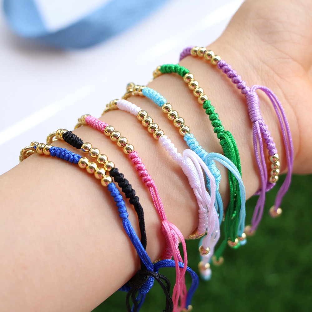 Fashion Geometric Copper Bracelets Gold Plated Zircon Copper Bracelets