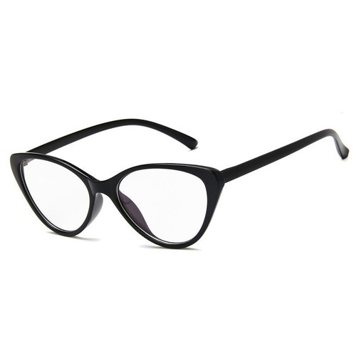 新款猫眼近视眼镜框欧美外贸超轻女素颜复古防蓝光冷茶平光眼镜架