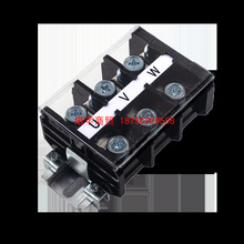 黑色大电流TR-100A接线排端子板式螺钉端子接线排导轨安装端子排