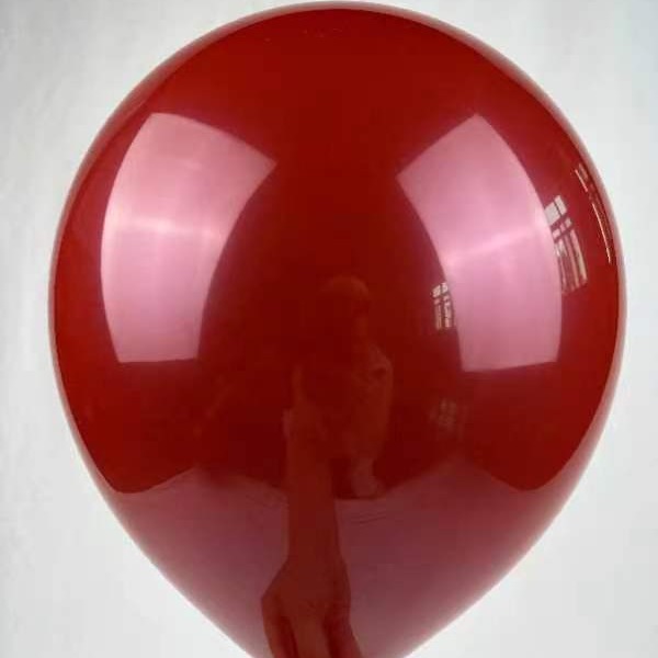 10 pulgadas de doble capa gema roja Granada roja globo conjunto bola decoración de la boda doble capa Globo Rojo