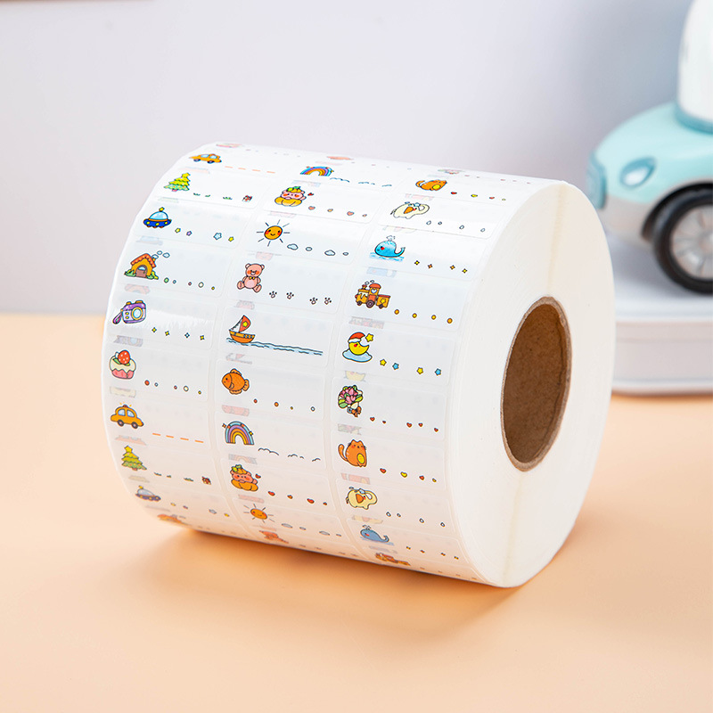 White name sticker, 50meter, 11500 pieces