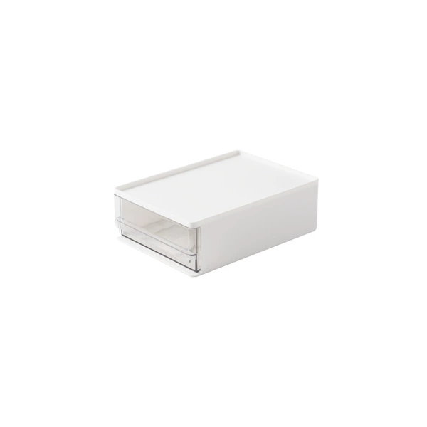 White A single drawer