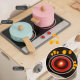 Cross-border CPC cooking simulation kitchen CE gas stove oven suit baby wooden children play house toys