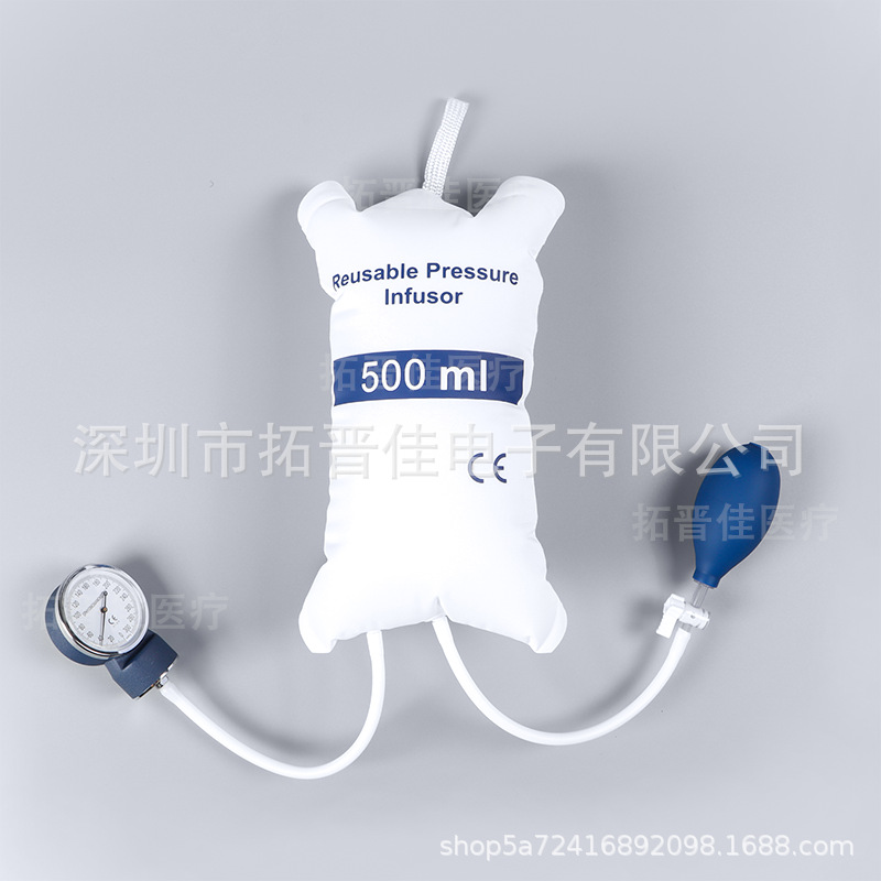 输液加压器表头显示器500ml急救输血输液1000m 3000mll输液加压袋