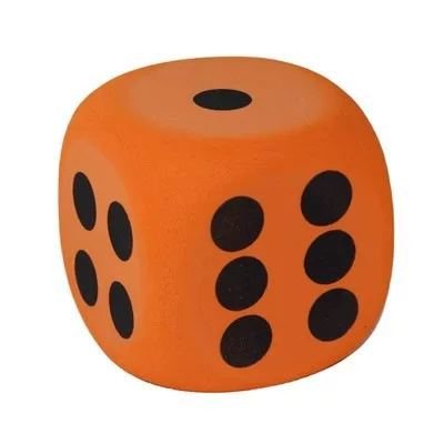 in stock 8cm rounded 6cm dice children's educational toys EVA grinding six-sided fun color foam square sieve