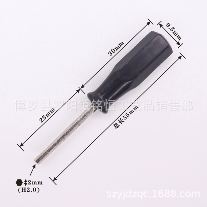 Hexagonal screwdriver, 2mm