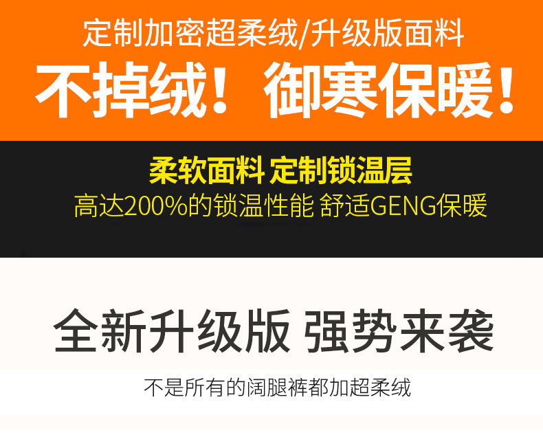 2022新款白色雪尼尔阔腿裤女春秋冬加绒高腰垂感宽松休闲拖地裤女详情2