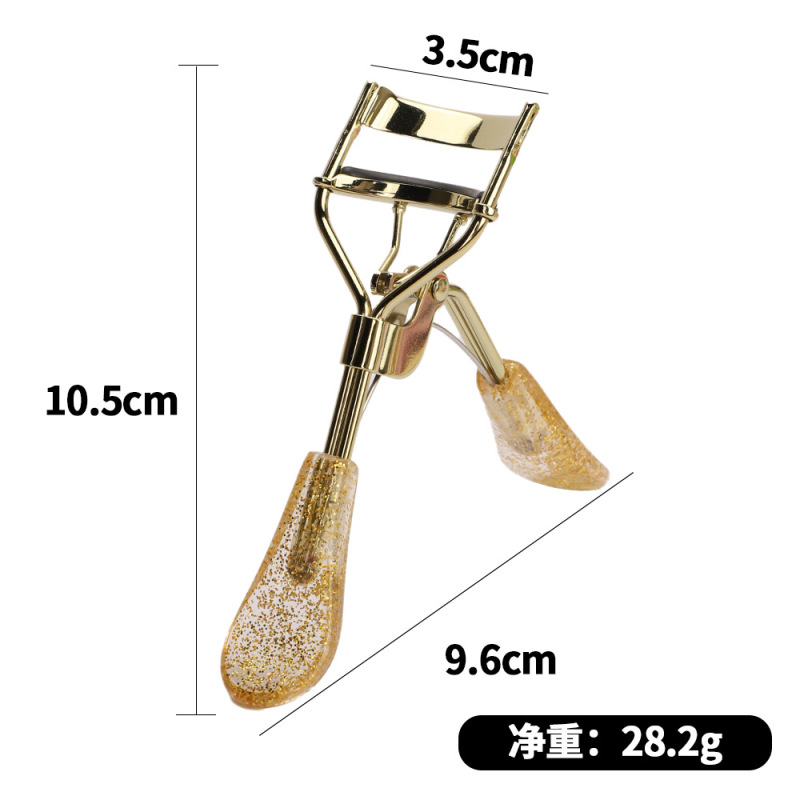 まつげを傷つけず、肉を傷つけず簡単にひまわりを挟める、まつげ用のグリッターアイラッシュカーラー、初心者向けのまつげカーラー|undefined