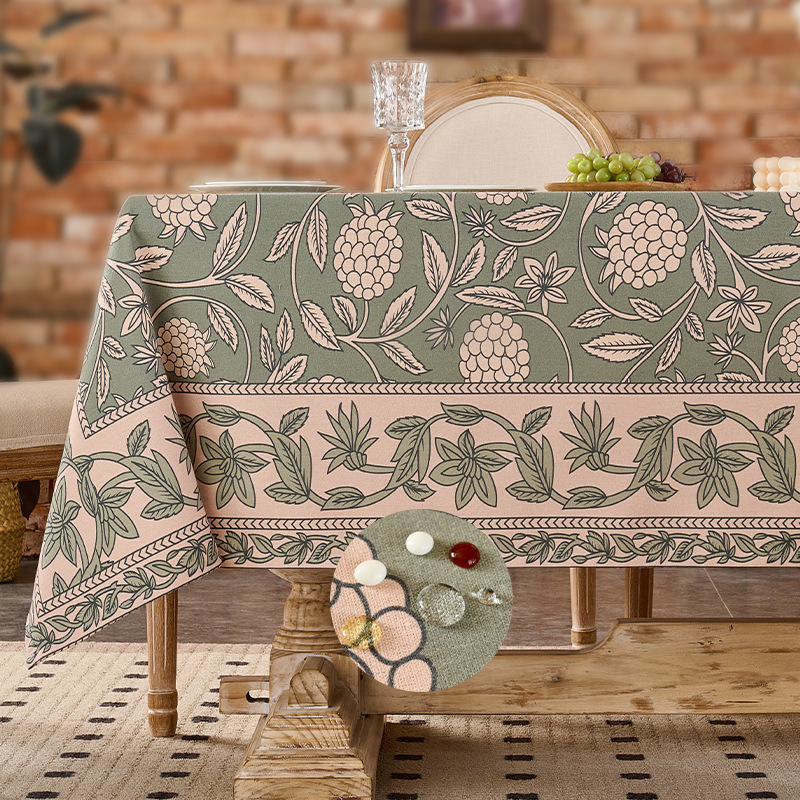 Bohemia impresa tela de mesa lujosa alta sensación impermeable tela de mesa de mesa de té casera tela de impresión antideslizante
