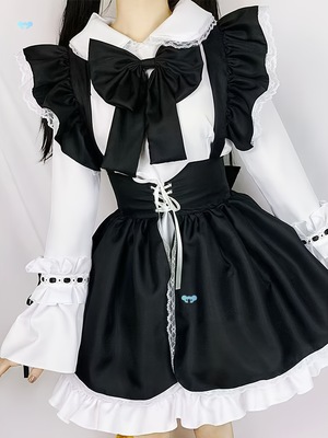 1pc Japanese Style Maid Costume for Women - Polyester|ru