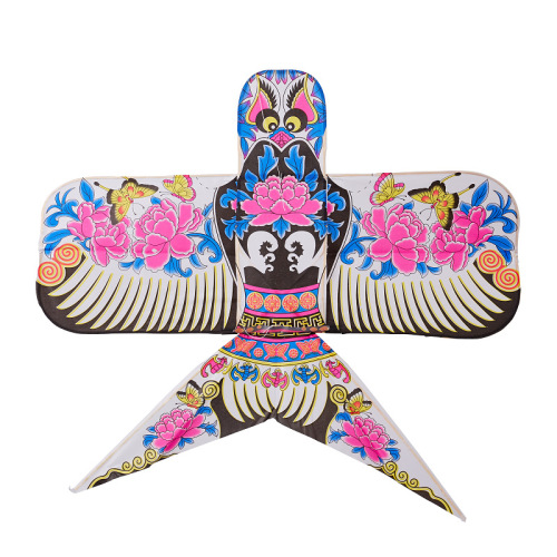 Handmade kite diy material package homemade children's breeze easy to fly hand-painted blank graffiti coloring painting paper kite