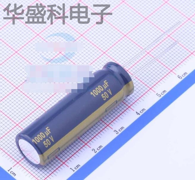 EEUFC1H102L 描述 1000uF 50V 引线型铝电解电容 厂家直销