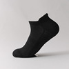Black crew socks-towel bottom