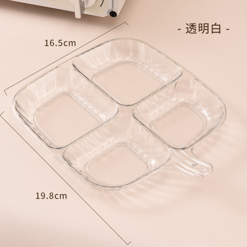 ✅Meal prep plate wall mount hot pot sauce dish soy sauce dipping sauce condiment pantry kitchenware condiment dish partition small plate