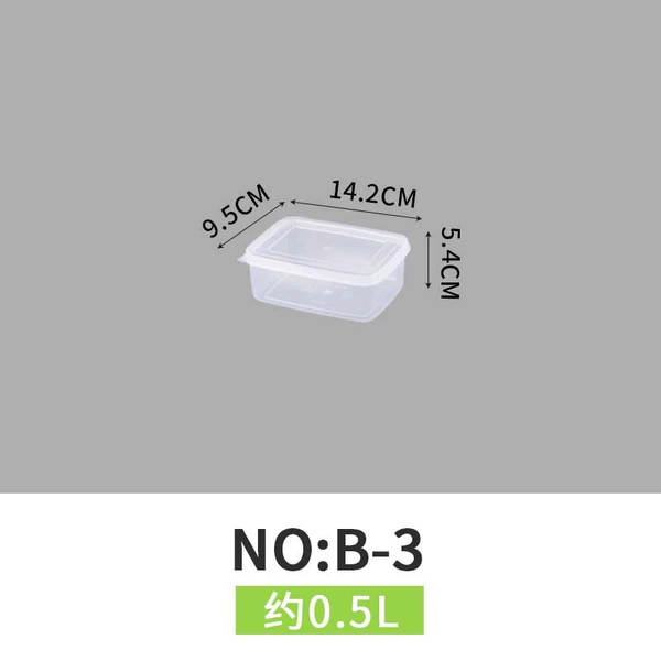 B3 crisper box about 0.5L