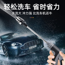 汽车清洁工具水枪头长柄冲洗喷枪金属头车用高压洗车水枪水管套装