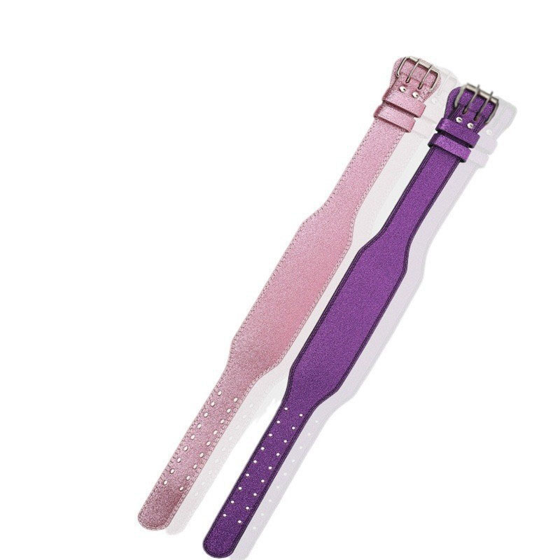 Cinturón de levantamiento de pesas de PU, equipo de protección para entrenamiento de fuerza, dominadas y peso muerto, soporte lumbar, faja moldeadora para mujer