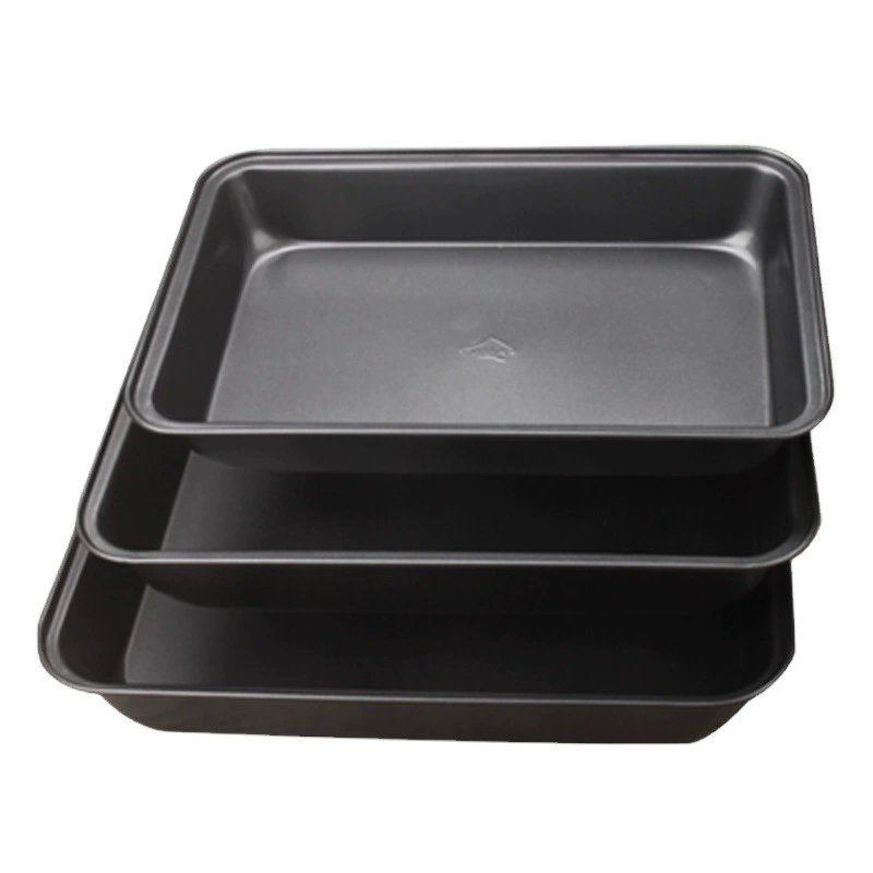 Rectangular cake baking dish barbecue dish, non -stick grilled chicken plate barbecue plate, home baking special large, medium and small available
