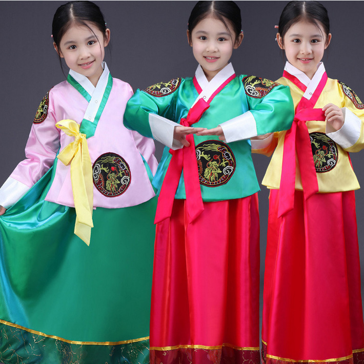 Children's Dae-Jang Geum Performance Clothing Girls' Traditional Korean Ethnic Group Performance Clothing Children's Minority Korean Traditional Korean Clothing