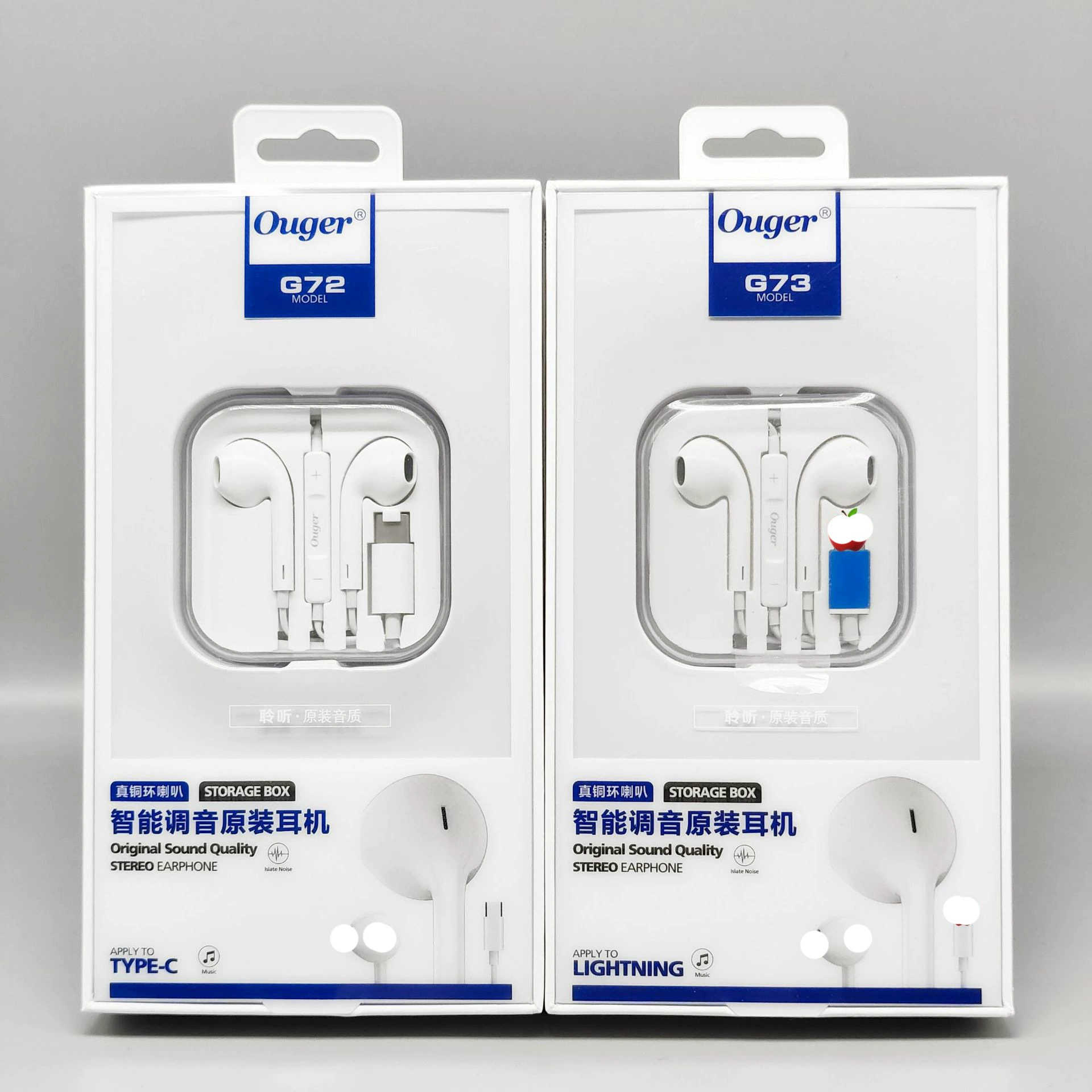 European song wire-controlled earphone cable crystal cassette tape tuning for Android Huawei Xiaomi Pingguo mobile phone music headset