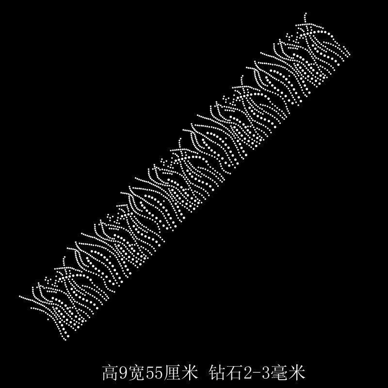 花边烫钻烫钻图案批发 烫图 T恤毛衣长短袖羊毛衫裤子装饰水钻diy