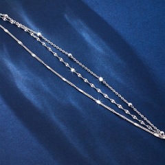ヨーロッパとアメリカのクロスボーダージュエリーファッション新しいリップチェーン多層ブレスレット女性の多用途メタルブレスレット卸売