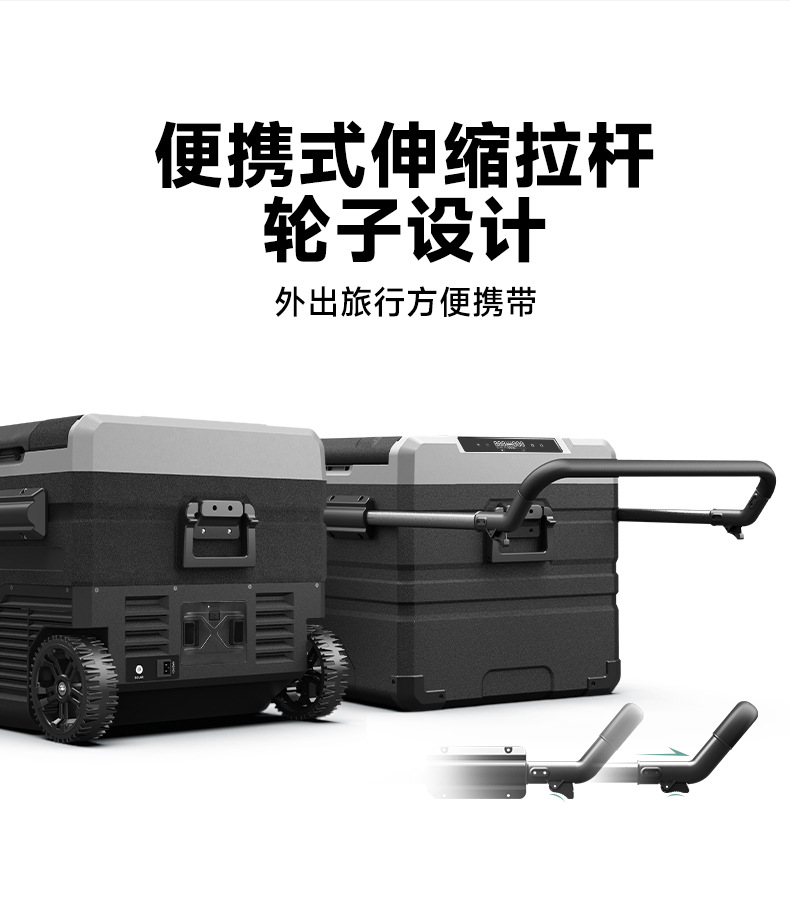 Ice Tiger Compressor Car Refrigerator Car Home Dual-use Refrigeration 12v24v Portable TW75 Dormitory Mini Refrigerator