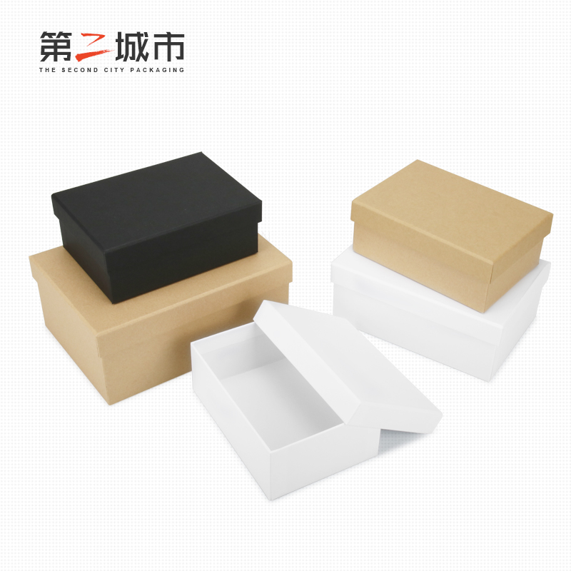 创意礼品硬礼盒定 制 通用简约礼物包装盒礼盒天地盖鞋盒订 做