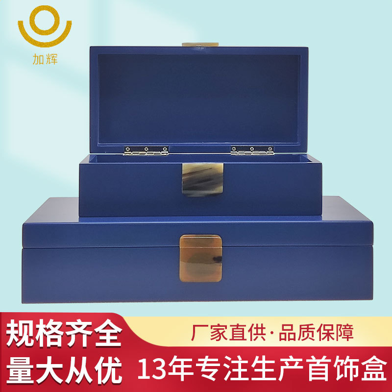 欧式批发样板房软装首饰盒客厅卧室木漆收纳盒古典创意家居摆设品