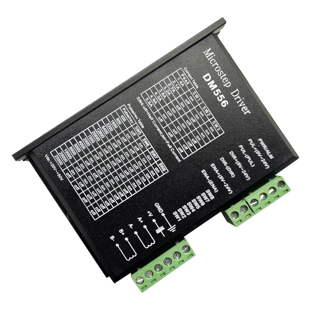 Новый дизайн двухфазного шагового двигателя DM556 42 57 Универсальный драйвер шагового двигателя