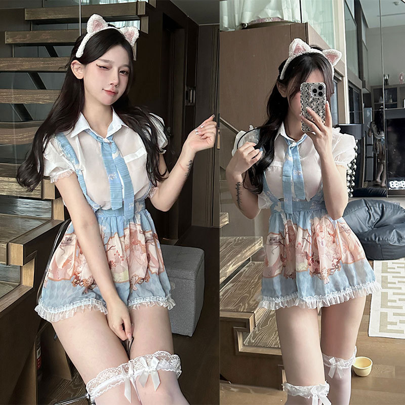 工厂店新品情趣内衣cosplay女佣女仆制服清纯角色扮演纯诱惑套装