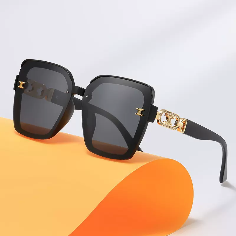 时尚小香风高级感偏光太阳眼镜防紫外线潮流遮阳墨镜跨境现货批发