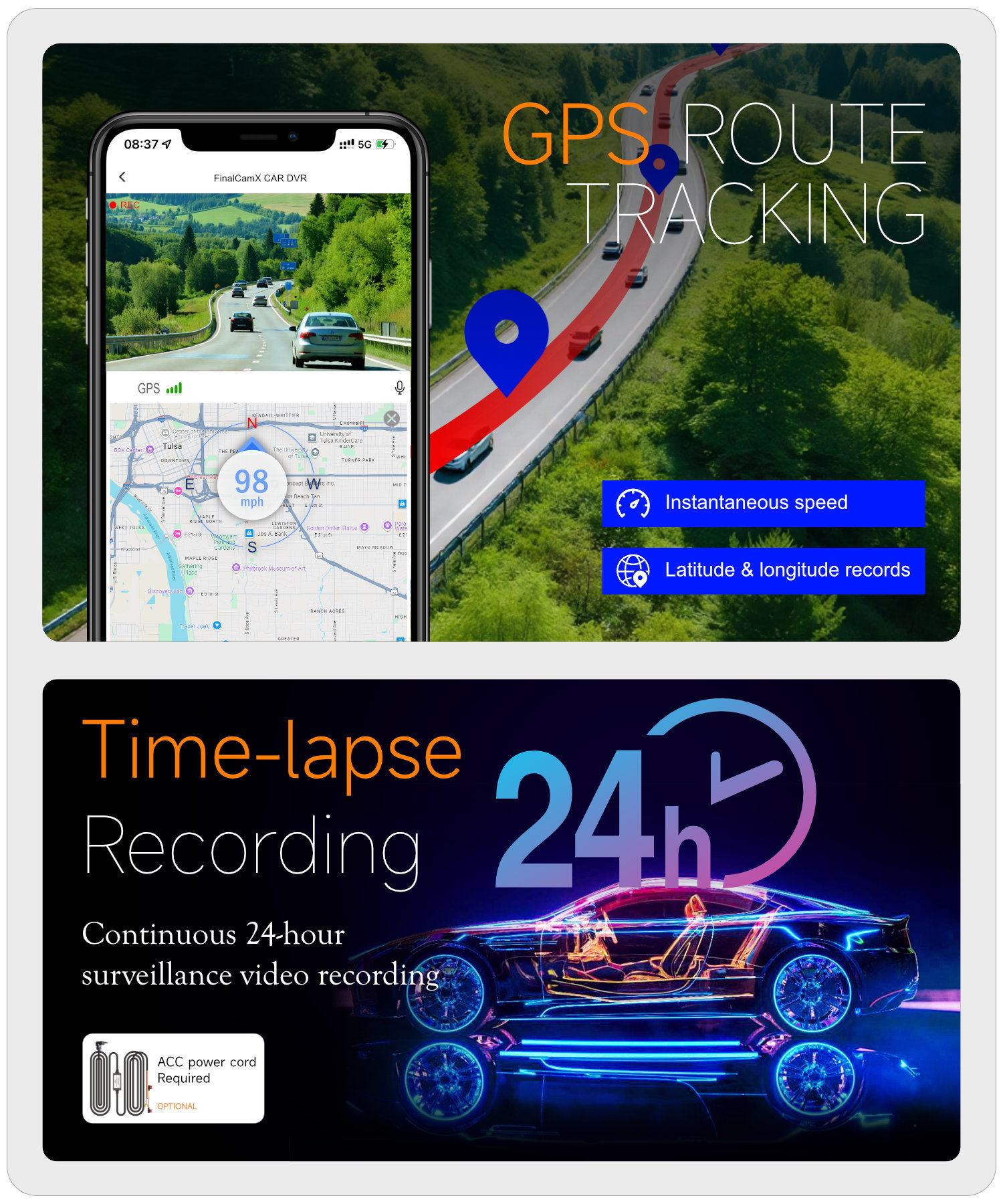 2026 Amazon Cross-Border Driving Recorder 4K High-Definition Wifi Gps Hot Car Dvr Dashcam