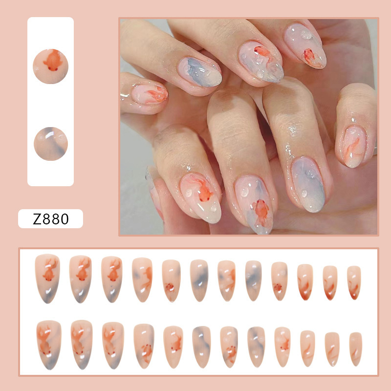 Patrón de perlas blancas de diamantes hechos a mano Uña al por mayor| Glue manicure blanqueador| Perforación de alto nivel