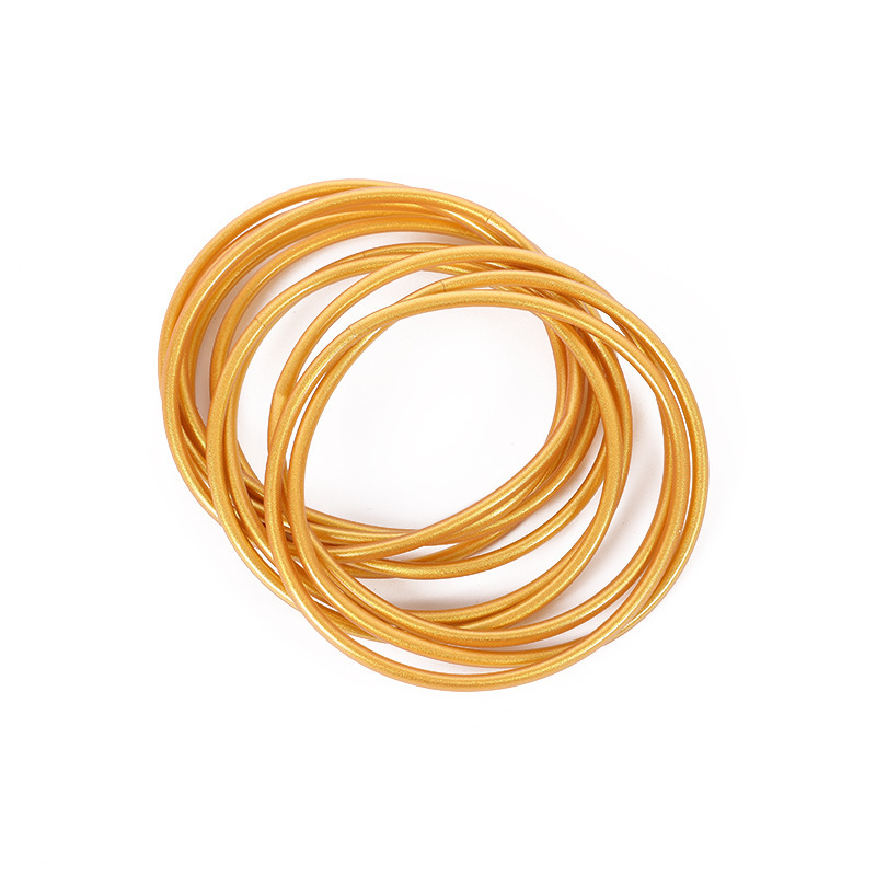 2024 Transfronterizo Amazon nueva pulsera de silicona para mujer moda simple traje de lazo pulsera al por mayor