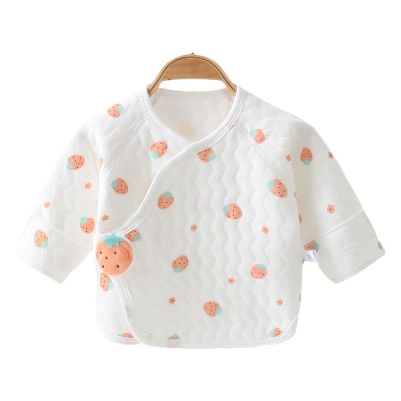 Детская внутренняя одежда без костей из чистого хлопка теплая весна-осень и зима на липучке с половиной спины одежда для монаха с полной луной