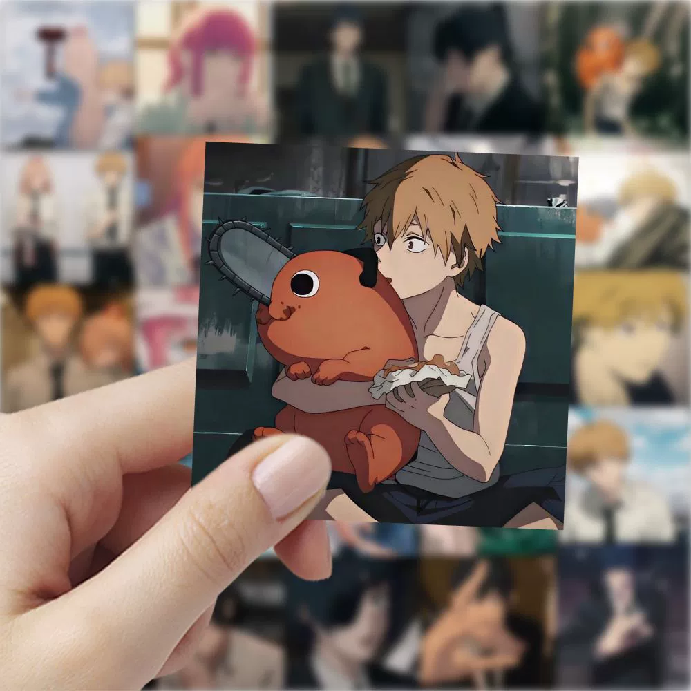 Ультра-экономичная 118 аниме-бензопилы люди стикеры HD второстепенные идеи вокруг персонажей ниже, чем одна партия