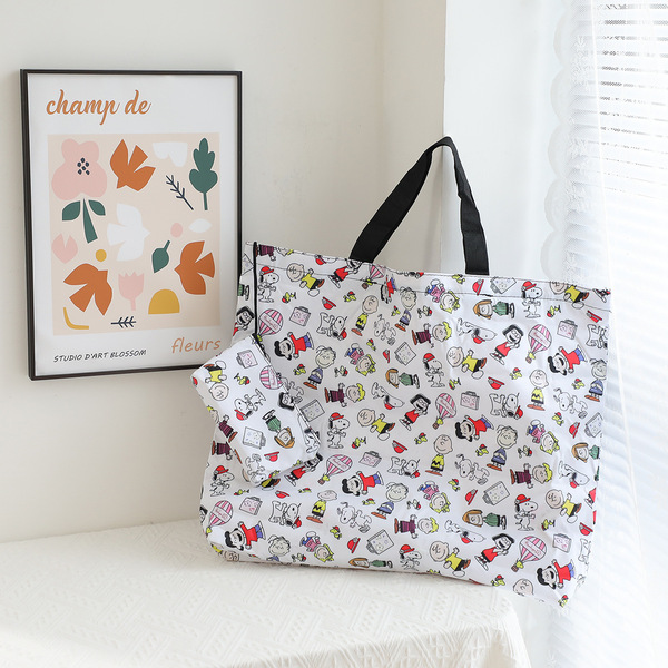 Cartoon handheld big shopping bag