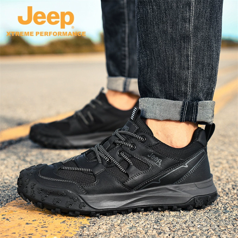 JEEP/吉普 демисезонные нескользящие износостойкие походные спортивные кроссовки, универсальная повседневная обувь для хайкинга, осенние