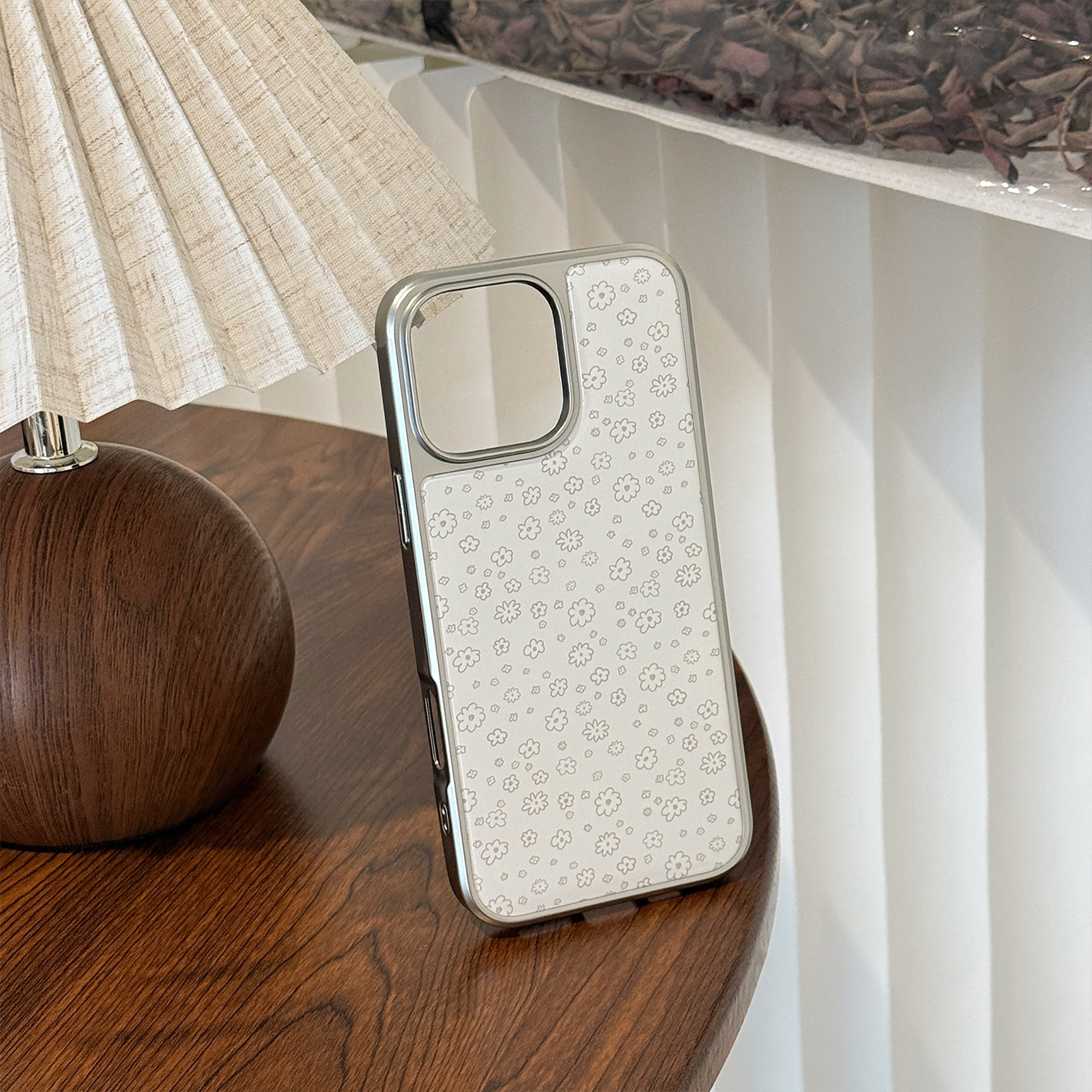 Coque de protection à motif fleurs pour iphone et huawei_voghion.com