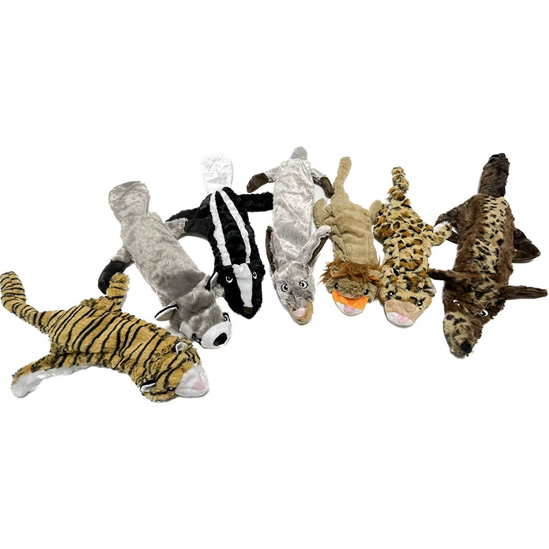 Домашние животные озвучивают плюшевую бумагу, устойчивые к укусу игрушки собаки, кожаная оболочка, чистота зубов, форма животного декомпрессии от привет, игрушки для домашних животных